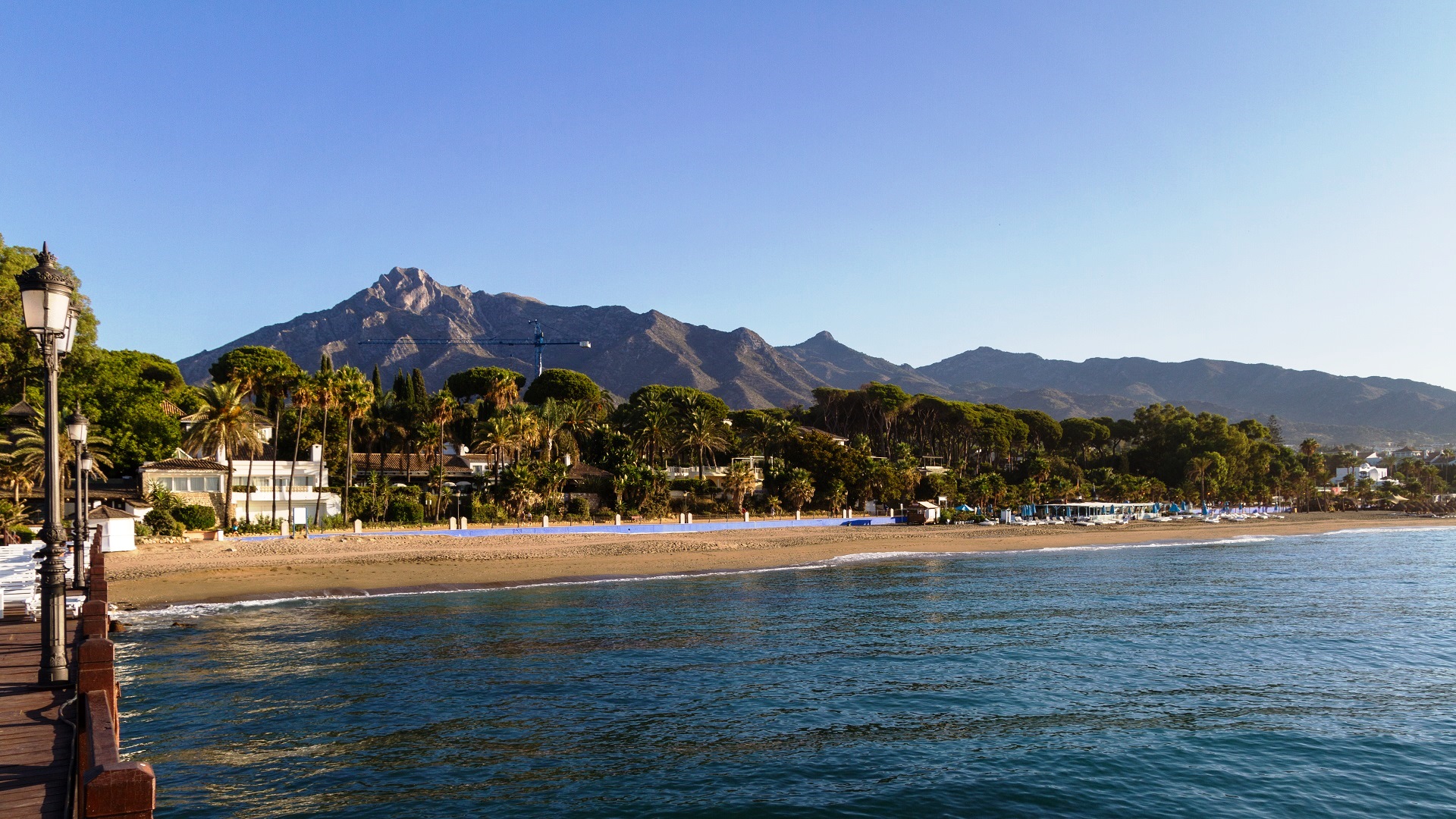 Luxury beachside communities on The Golden Mile of Marbella