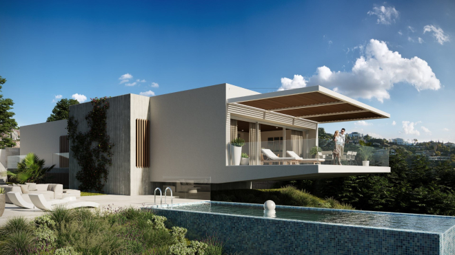 Villa sobre plano de 6 dormitorios en Valle Romano, Estepona