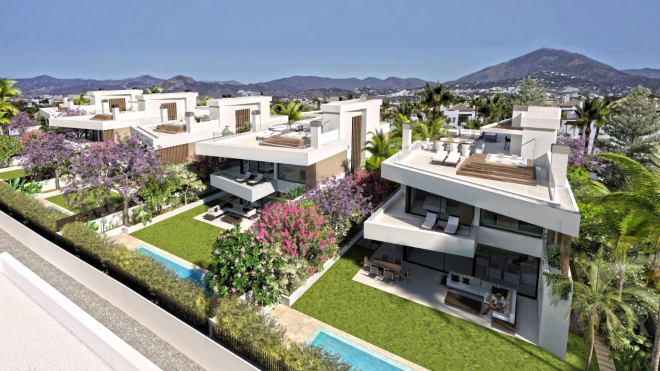 Villa de lujo de nueva construcción de 5 dormitorios a poca distancia de Puerto Banús